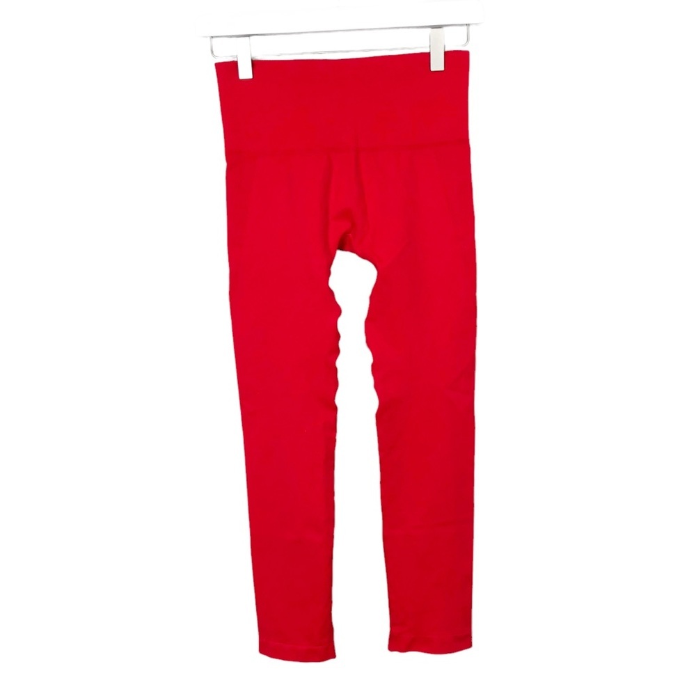 TLA by Morgan Stewart Sport Red Leggings - Picture 4 of 10